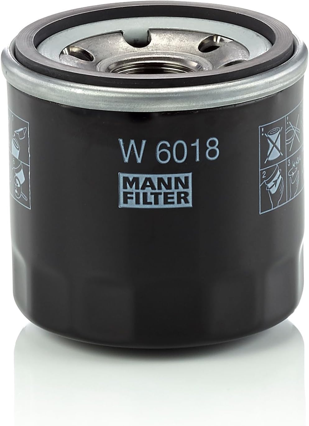 Detalle 2 de MANN-FILTER W 6018 oljefilter för bil och lätt lastbil, 66 mm