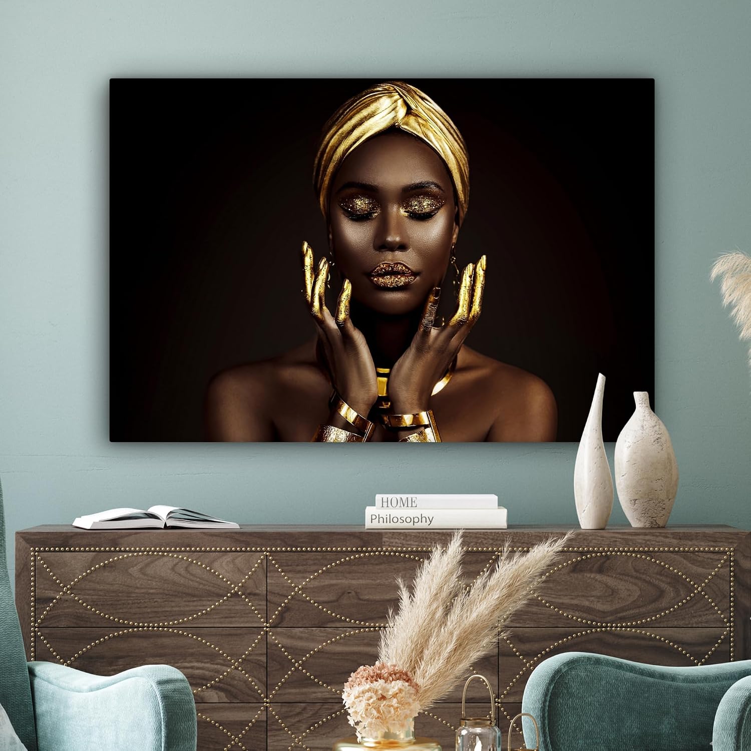 Thumbnail 4 de MuchoWow Impression sur Toile 120x80 cm