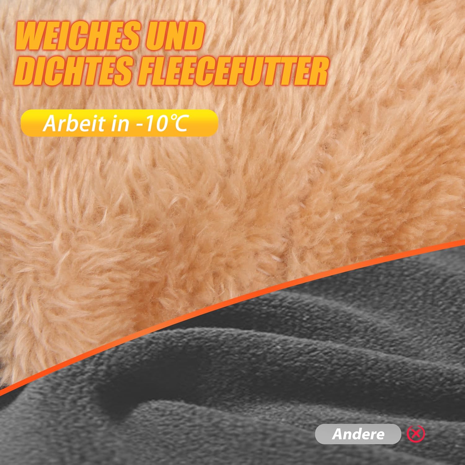 Detalle 2 de ihuan Thermo Fahrradhandschuhe – wasserdicht, warm