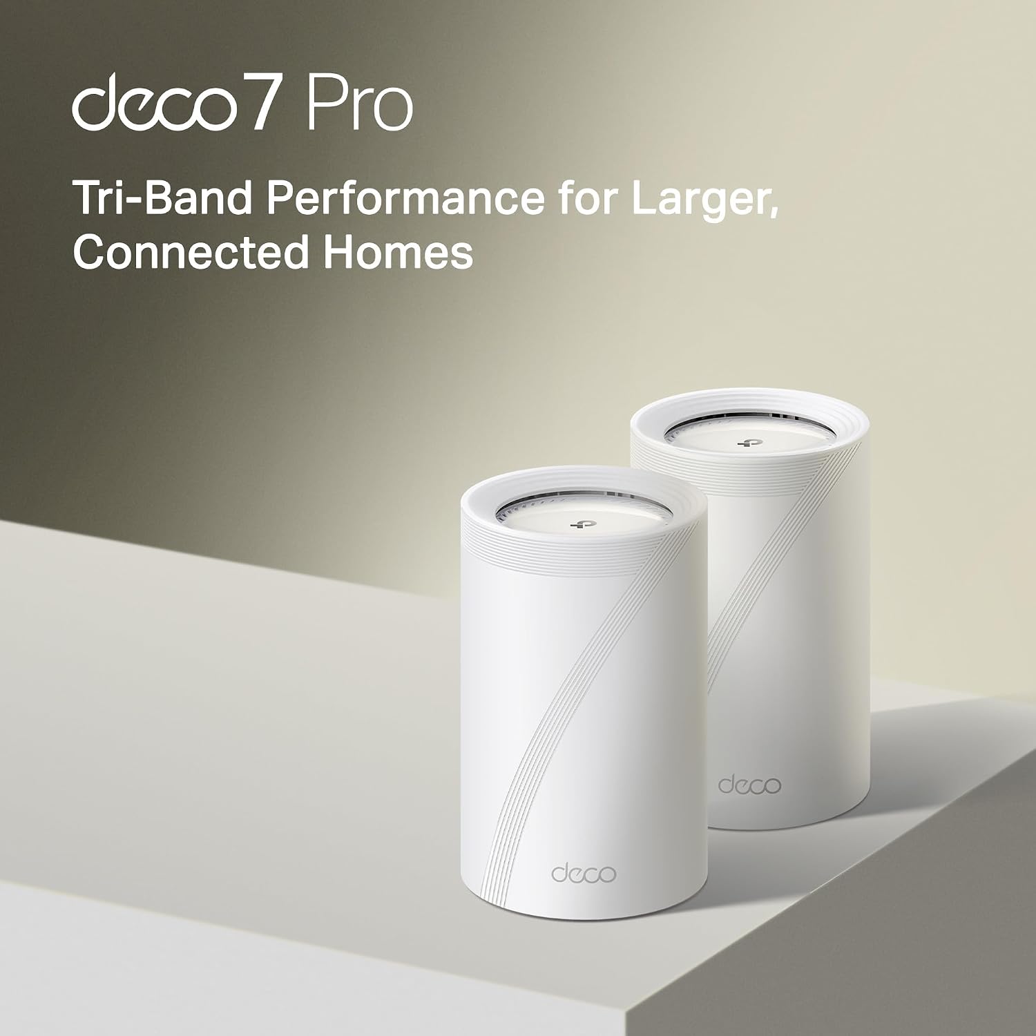 Detalle de TP-Link Deco 7 Pro BE63 Wi‑Fi 7 Mesh 5,800 sq.ft.