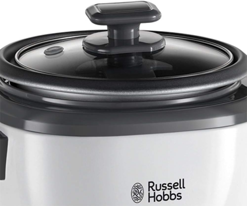Thumbnail 5 de Russell Hobbs Reiskocher klein [medium] 0,8 l – Dampfgareinsatz, Warmhaltefunktion, antihaftbeschichteter Gartopf (27030-56)