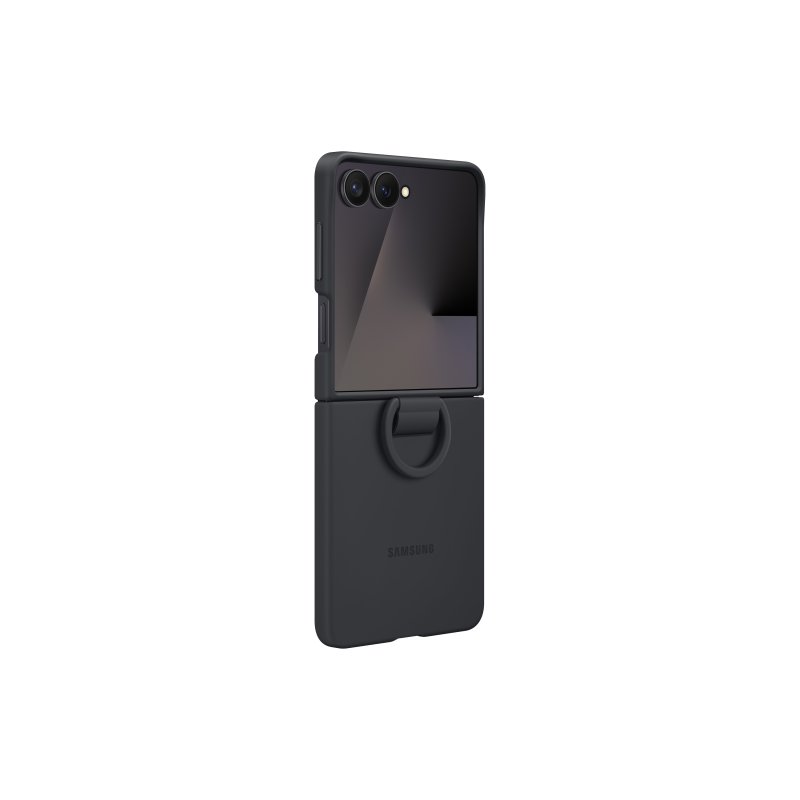 Thumbnail 2 de Samsung Funda Silicona con anillo negra para Z Flip7