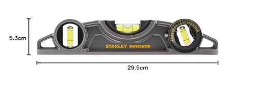 Thumbnail 9 de STANLEY FATMAX 25 cm Nivel torpedo magnético 📏