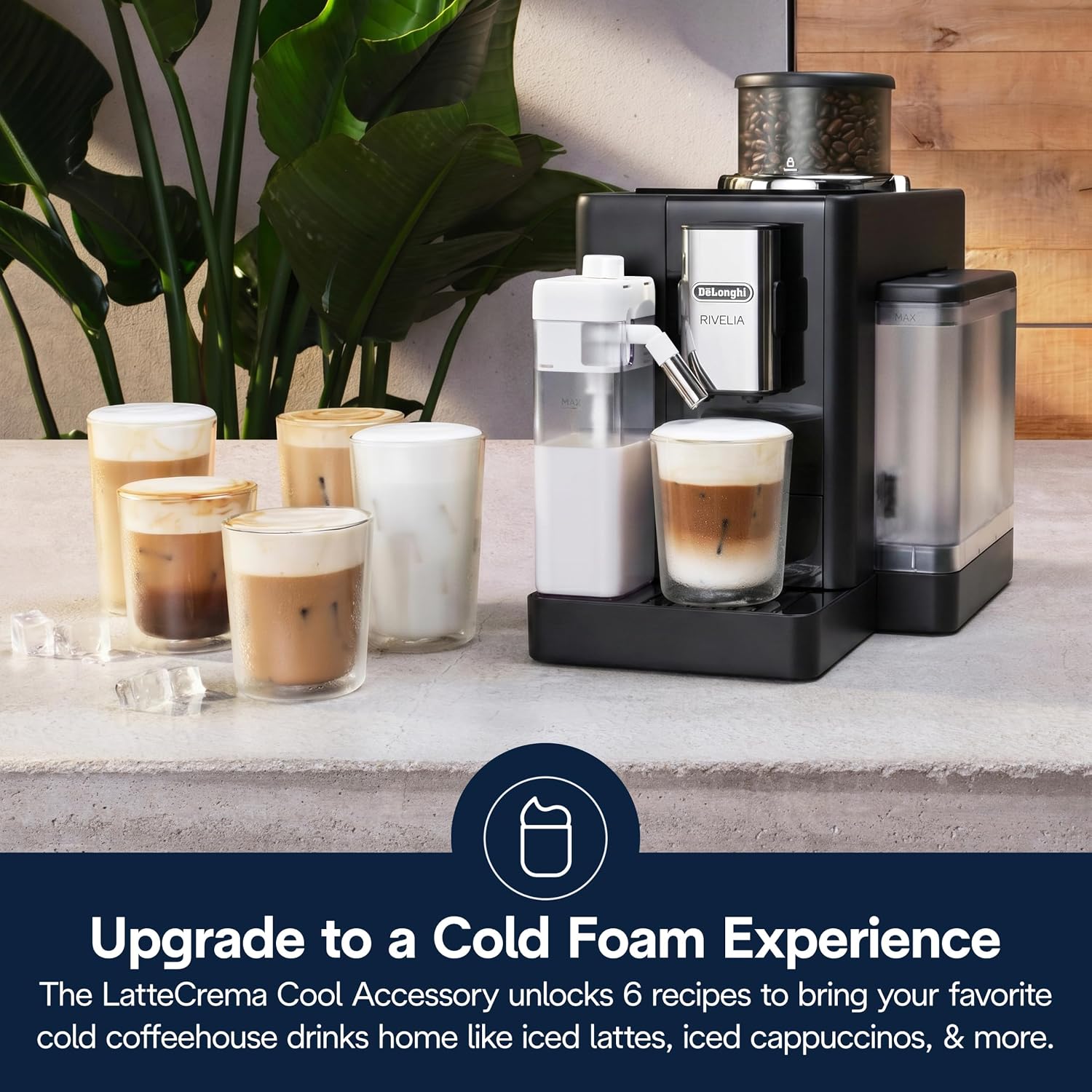 Detalle de De'Longhi Rivelia Automatic Espresso Machine 8.8 oz