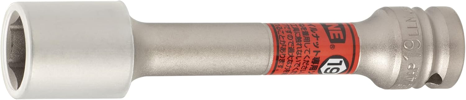 Detalle de トネ(TONE) 4AP-19LLN インパクト用薄形ロングホイルナットソケット 19mm