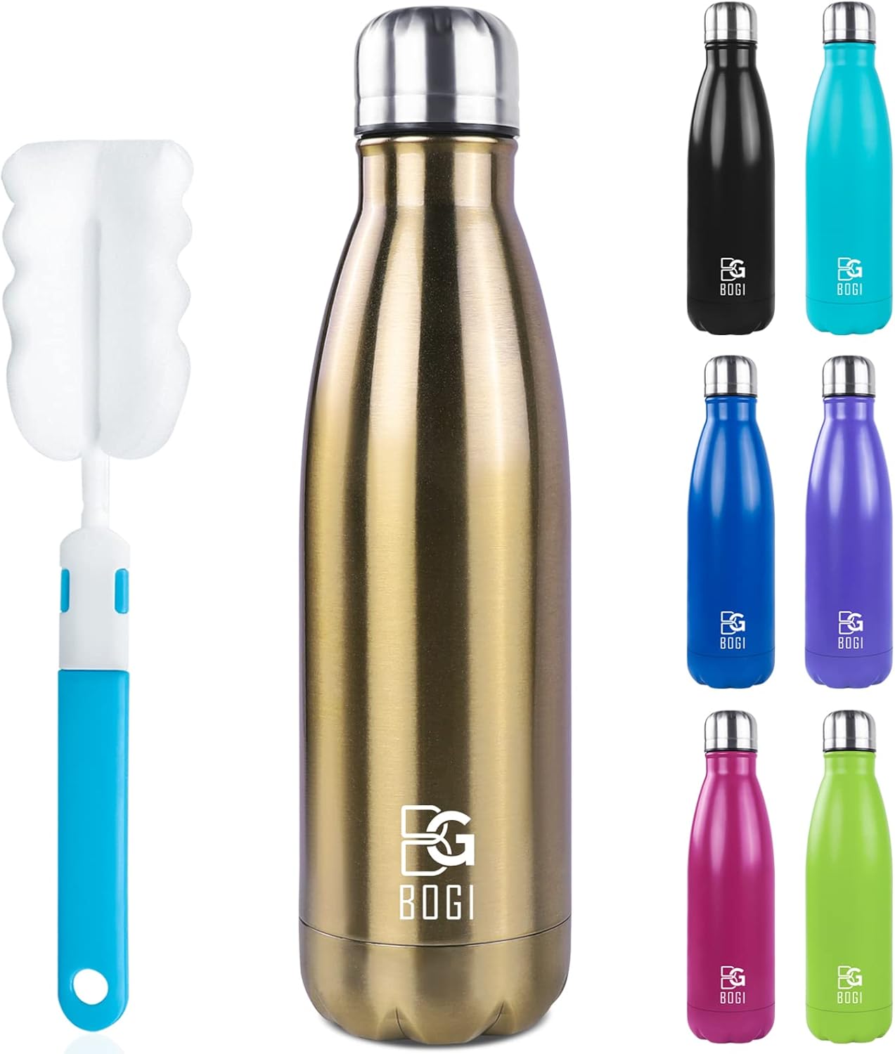 Detalle de BOGI 17oz Insulated Water Bottle