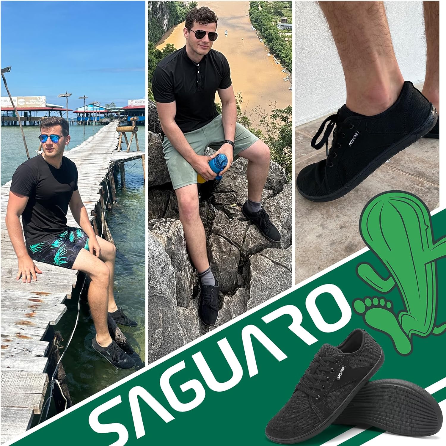 Thumbnail 1 de SAGUARO Barfußschuhe Knit Gr. 36–48