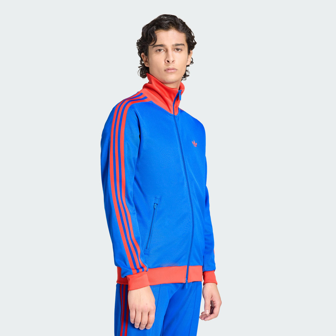 Detalle de Chaqueta deportiva Classic de Adidas – color Azul