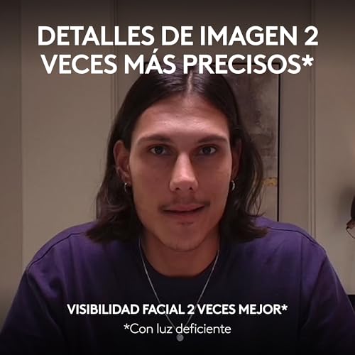 Detalle de Logitech MX Brio Cámara web 4K, 1080p 60 FPS