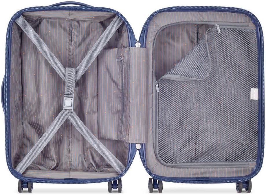 Detalle de DELSEY Paris Caumartin Plus – Valise cabine rigide 55x35x25 cm, 41 litres, S, Bleu Acier