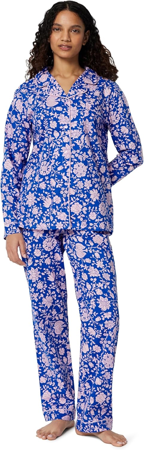 Thumbnail 6 de Amazon Essentials Women's Cotton Stretch Poplin Pajama Set – Long Sleeve Shirt & Pants
