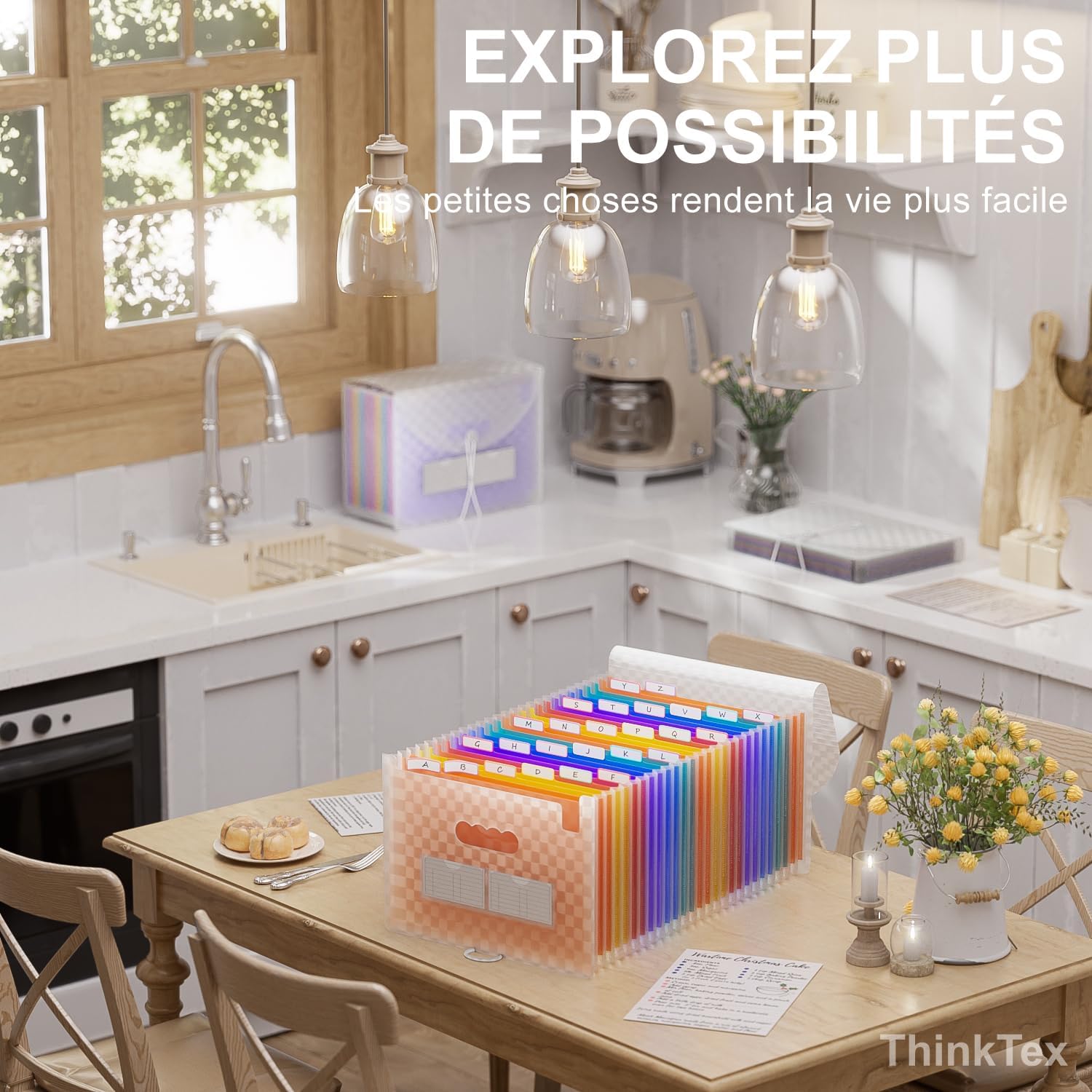 Thumbnail 5 de ThinkTex Trieur 26 compartiments A4 📁