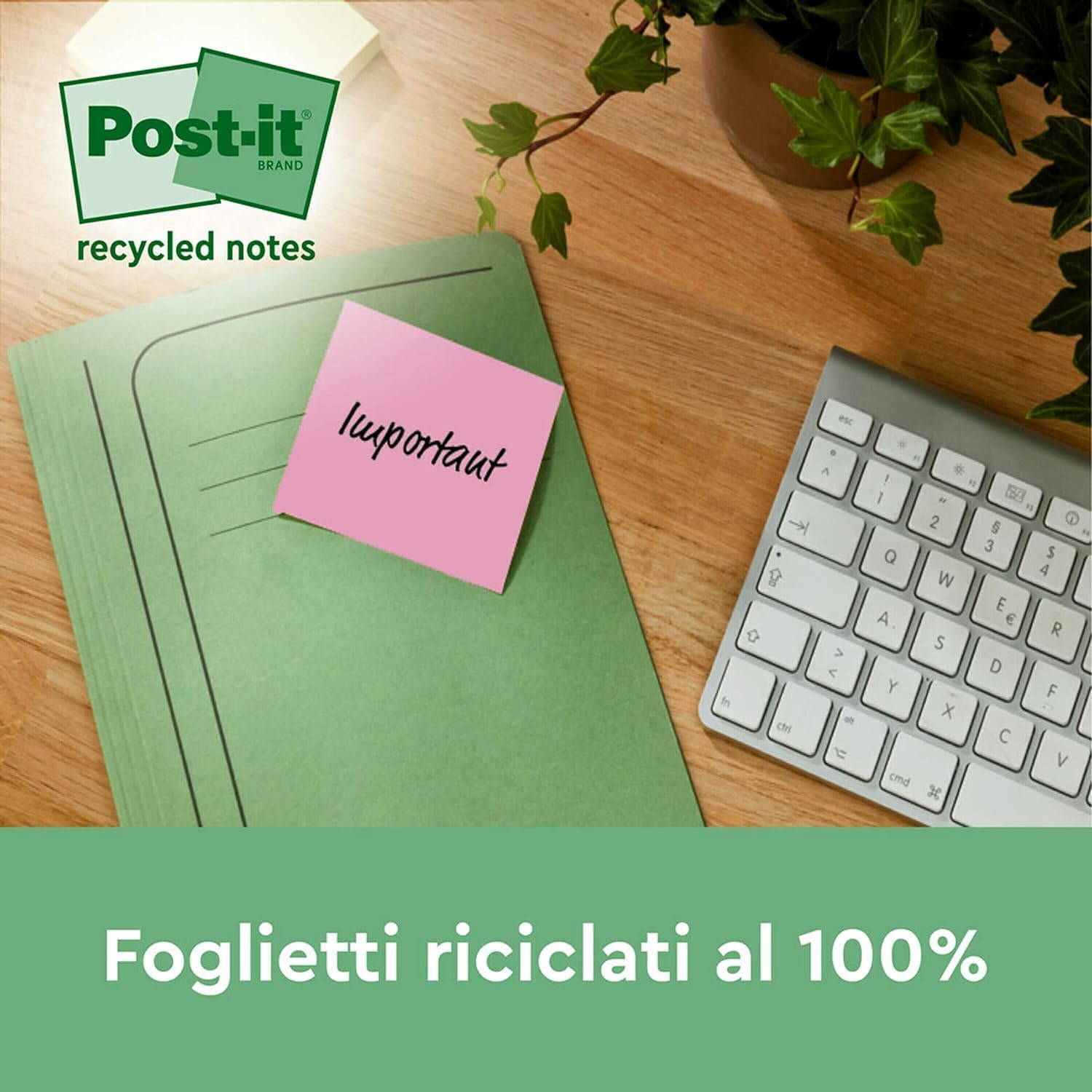 Thumbnail 3 de Post-it Foglietti Super Sticky Riciclati 70 fogli 🗒️