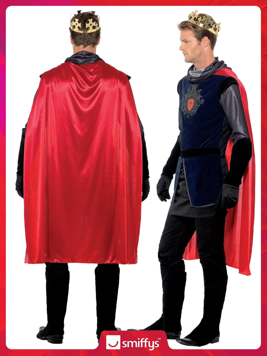 Thumbnail 5 de Smiffy's 43417L King Arthur Deluxe Kostüm M 👑