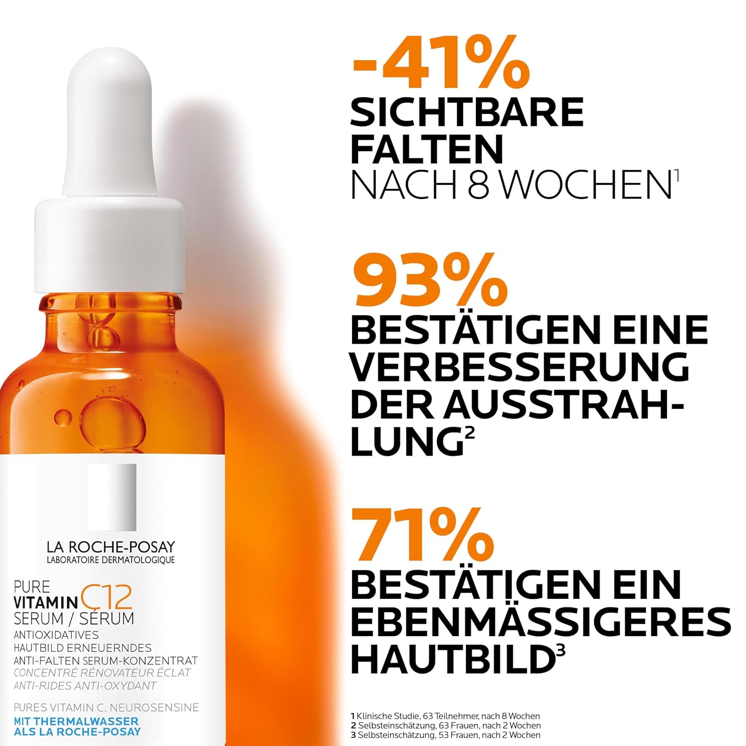 Detalle de La Roche Posay Pure Vitamin C12 Serum – Anti-Aging-Pflege mit 12% Vitamin C (30 ml)
