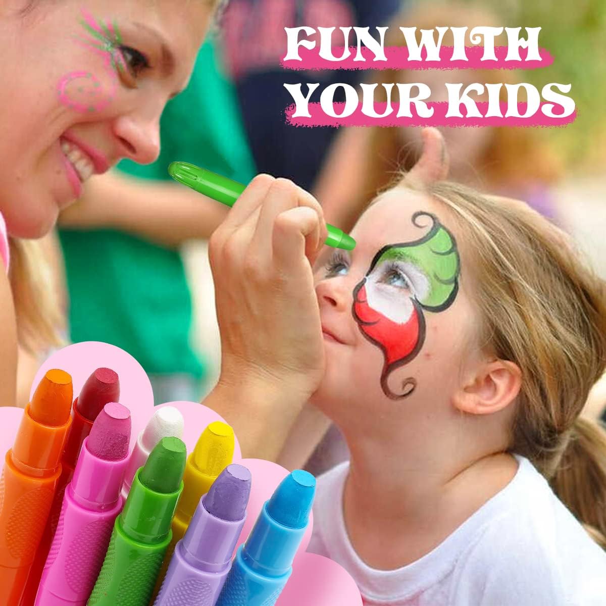 Detalle de Truccabimbi 12 Colori – Body Painting sicuri per bambini, Carnevale e Halloween