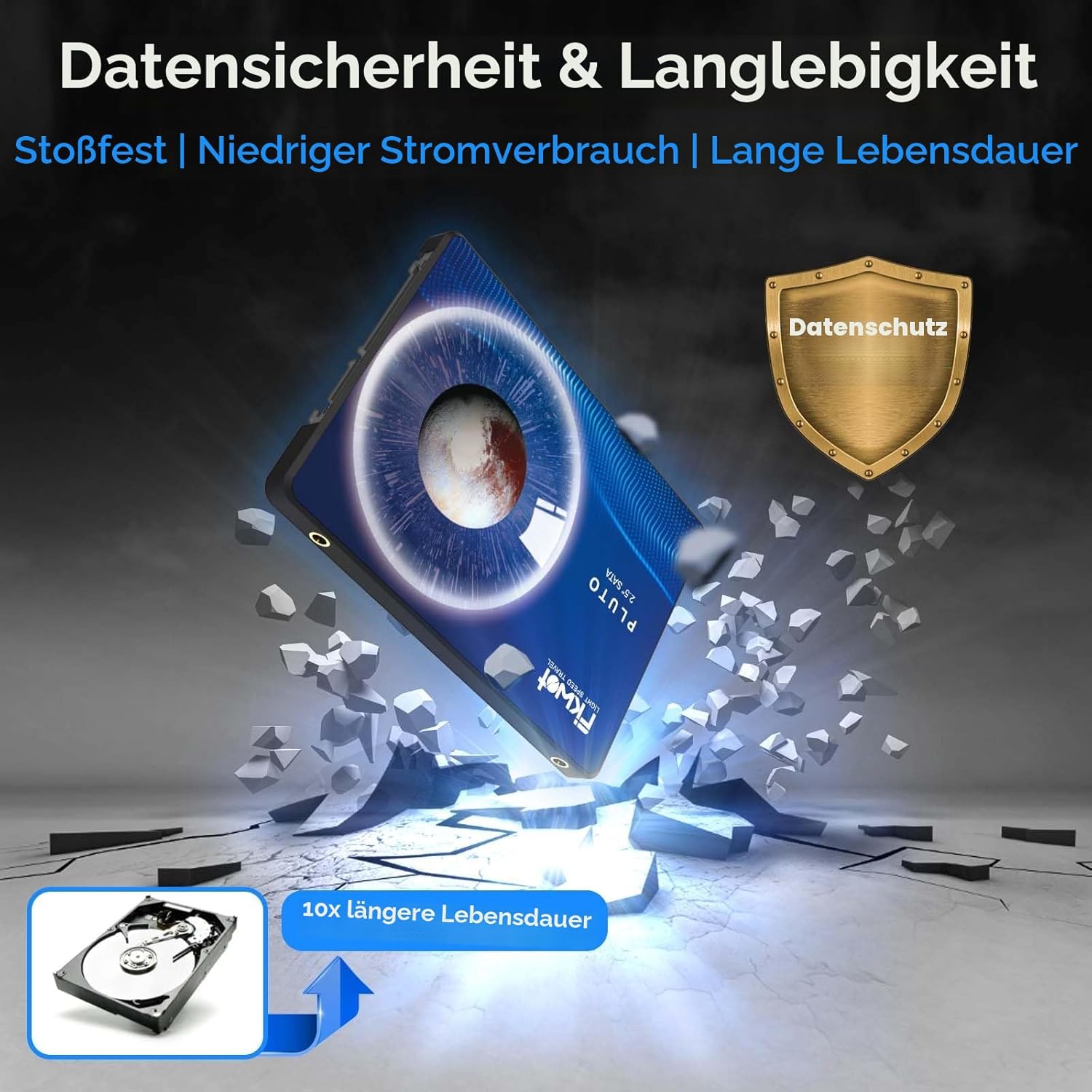 Detalle de Fikwot FX815 512GB SATA III 2,5 Zoll SSD – Leistung für Laptop und Desktop