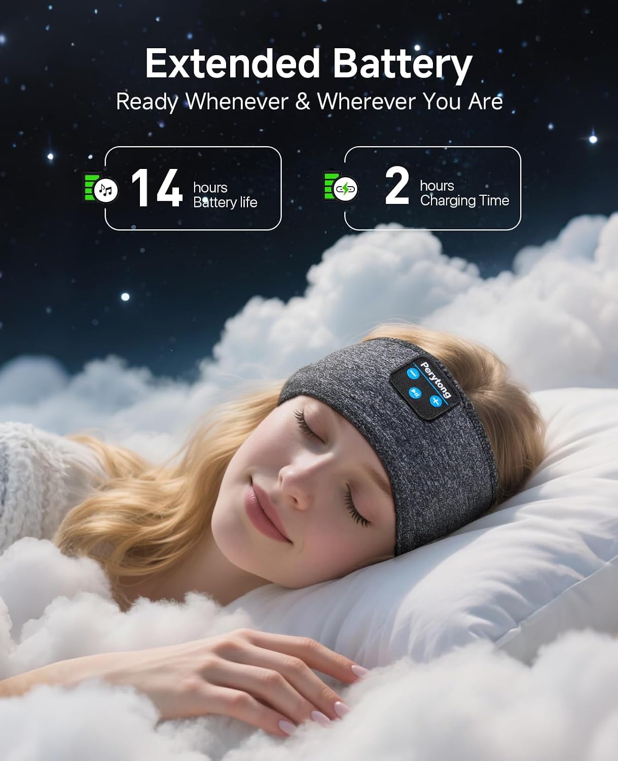 Thumbnail 6 de Perytong Sleep Headphones, 2-Pack
