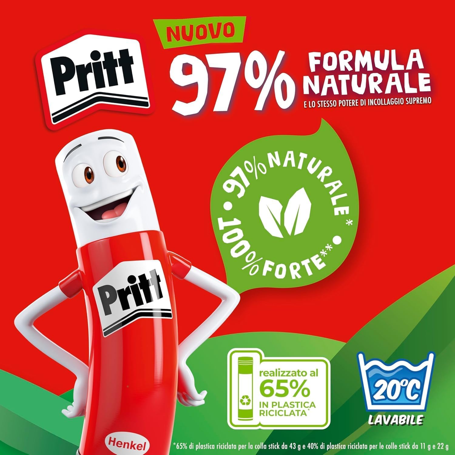 Detalle 2 de Pritt Colla Stick 12 x 22g stick di colla per bambini 🎨
