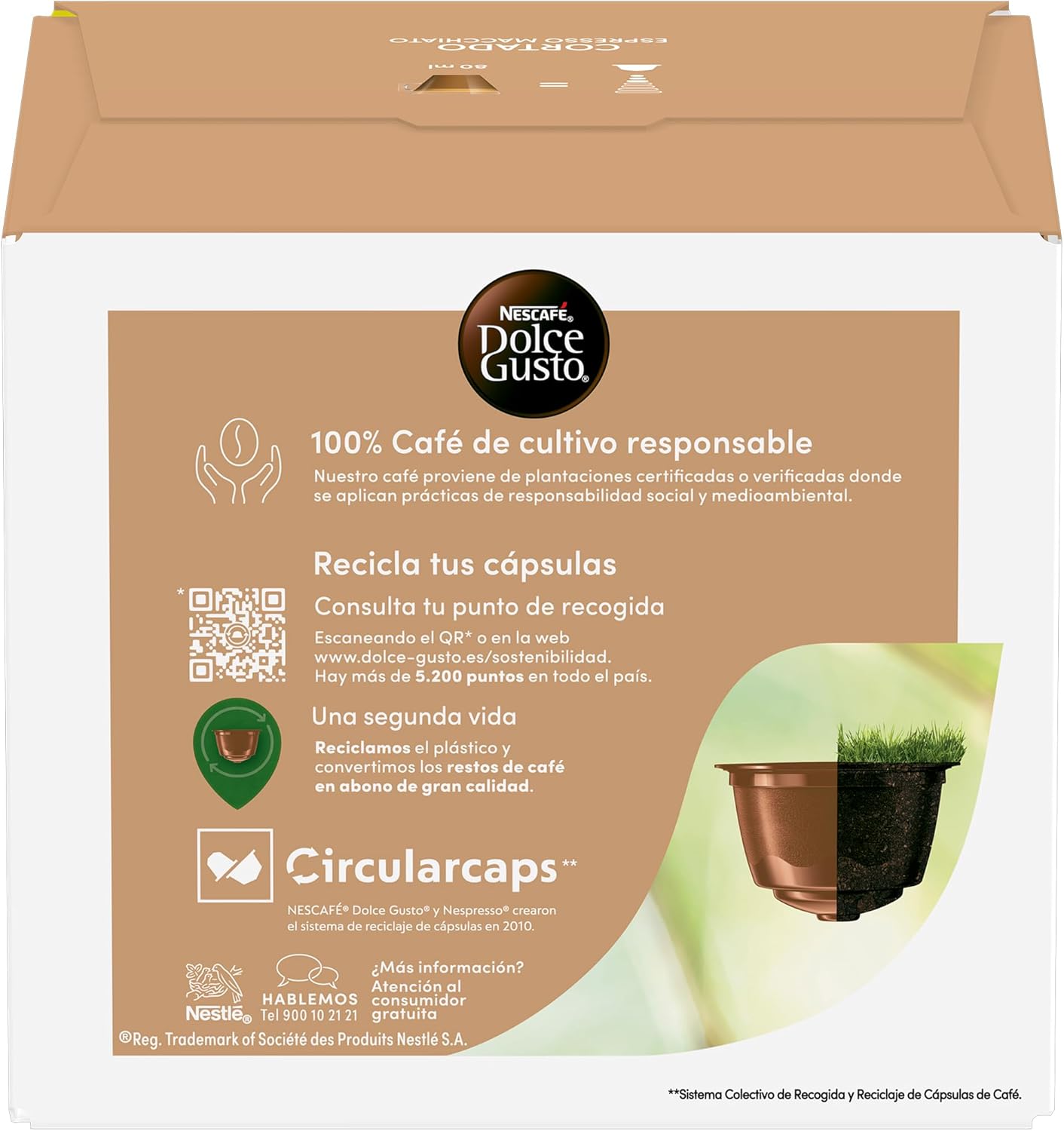 Thumbnail 3 de NESCAFÉ Dolce Gusto Cortado ☕ 90 cápsulas, notas a almendra tostada