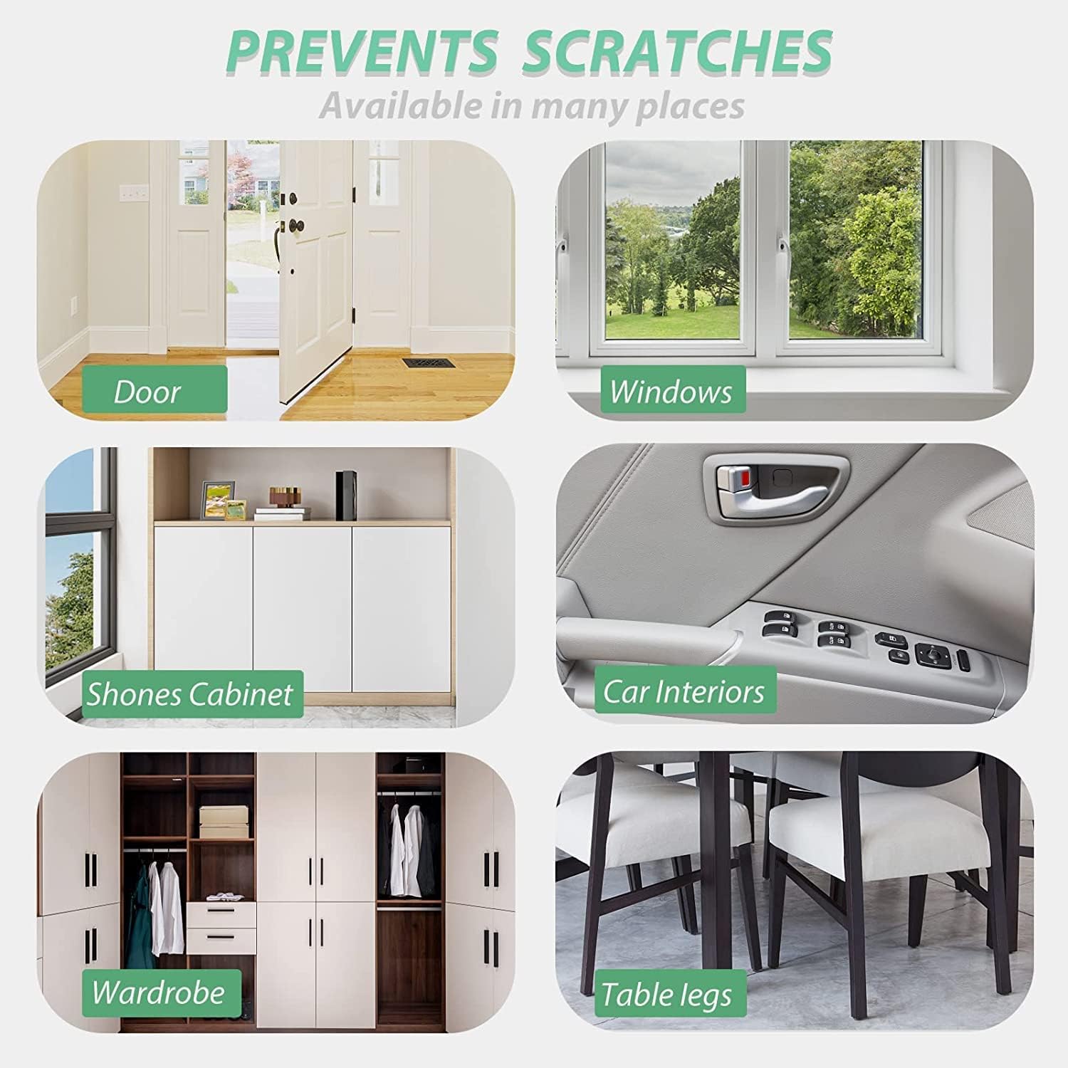 Thumbnail 4 de CHUANGSEED Kratzschutz Tape 5 m × 21 cm für Sofa 🐱