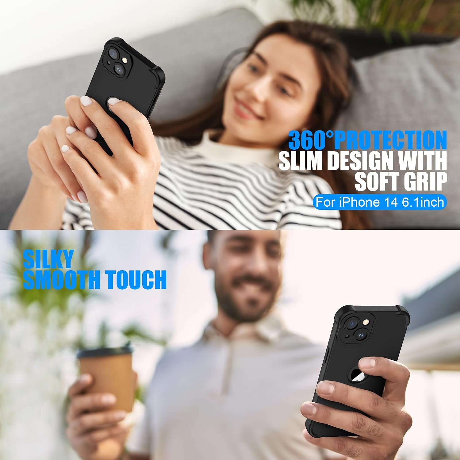 Thumbnail 1 de iPhone 14 case 6.1 inch, 360° shockproof