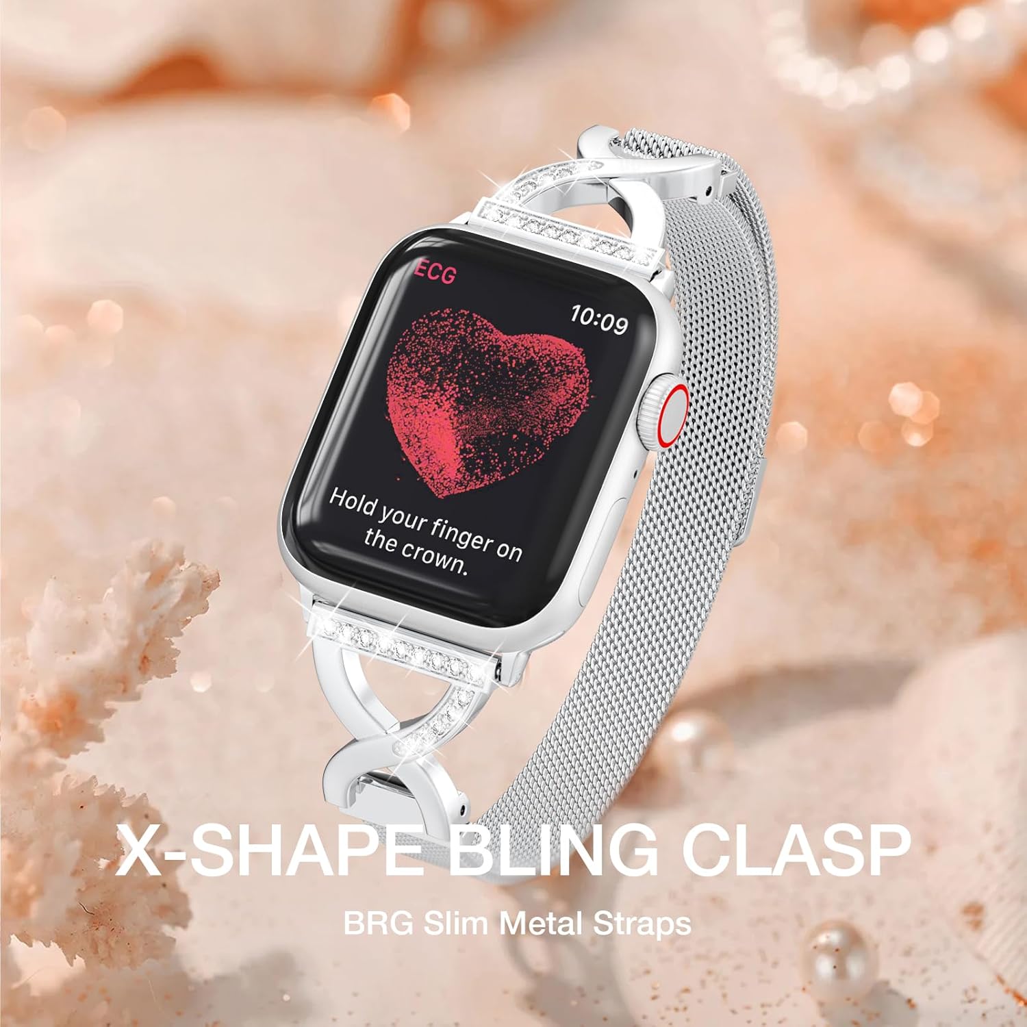 Thumbnail 2 de Slim Milanese Loop Watch strap 16mm mesh