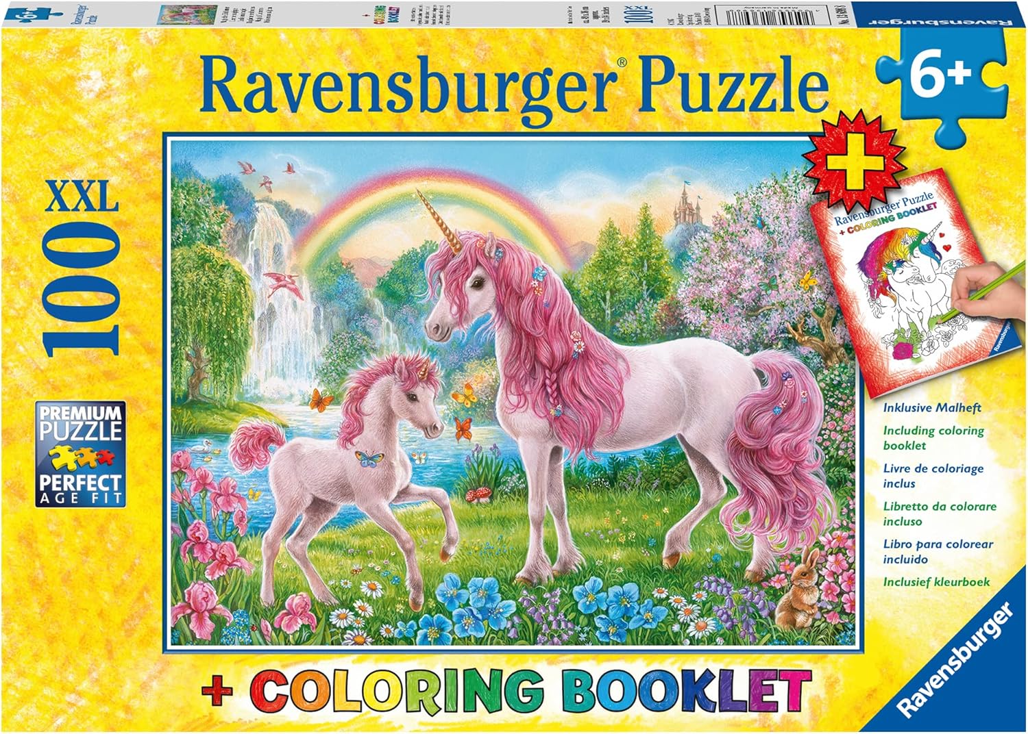 Detalle de Ravensburger Magische Einhörner 13698 Puzzle 100