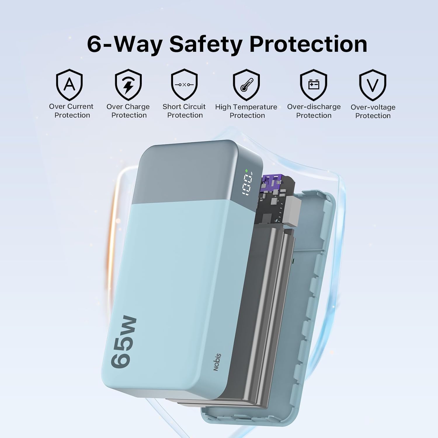 Thumbnail 6 de NOBIS Power Bank 20000mAh PowerBank 65W