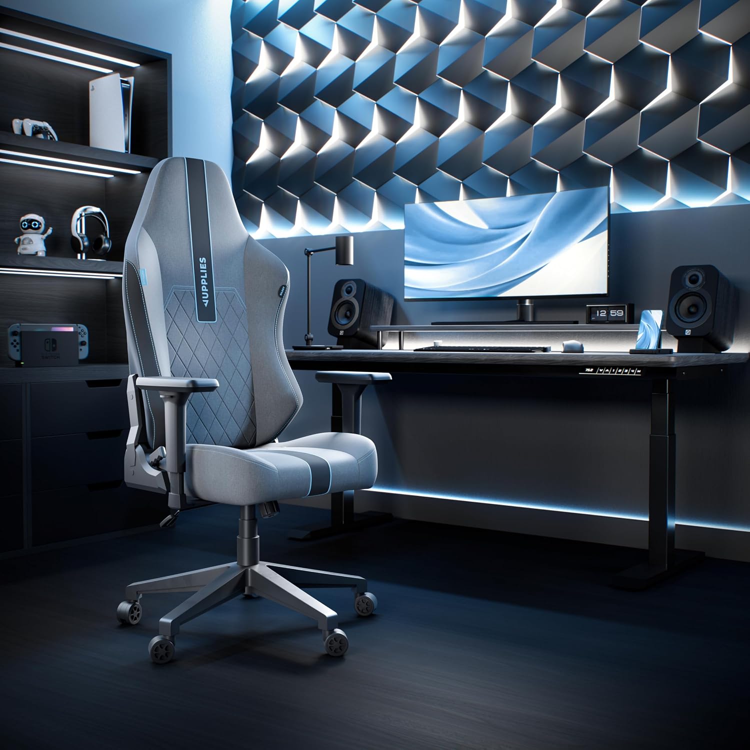 Detalle 2 de JUPPLIES Silla Gaming Premium Ergonómica