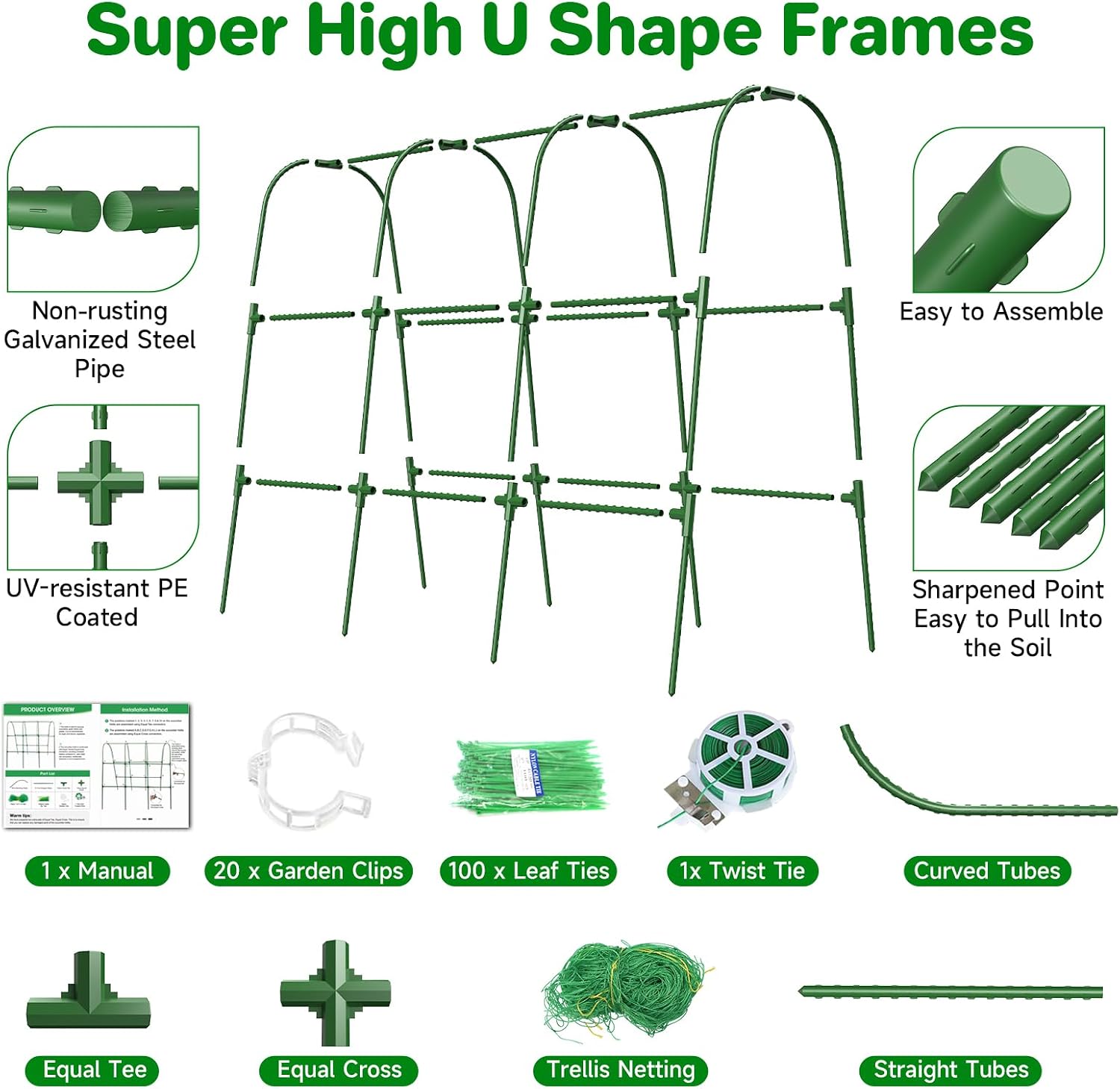Detalle de MYMULIKE Cucumber Trellis 120 x 120