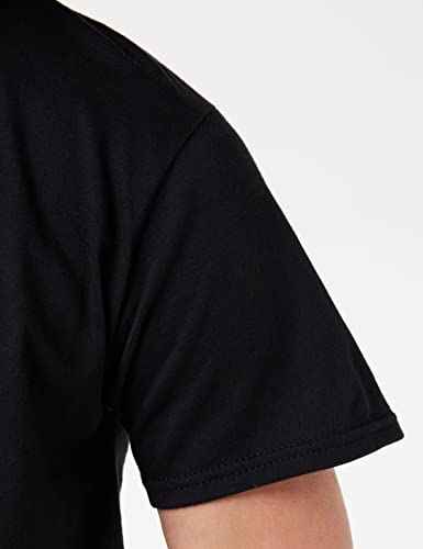 Detalle 2 de Fruit of the Loom Iconic Lightweight Ringspun T-Shirts, Black, Large, 5 Pack
