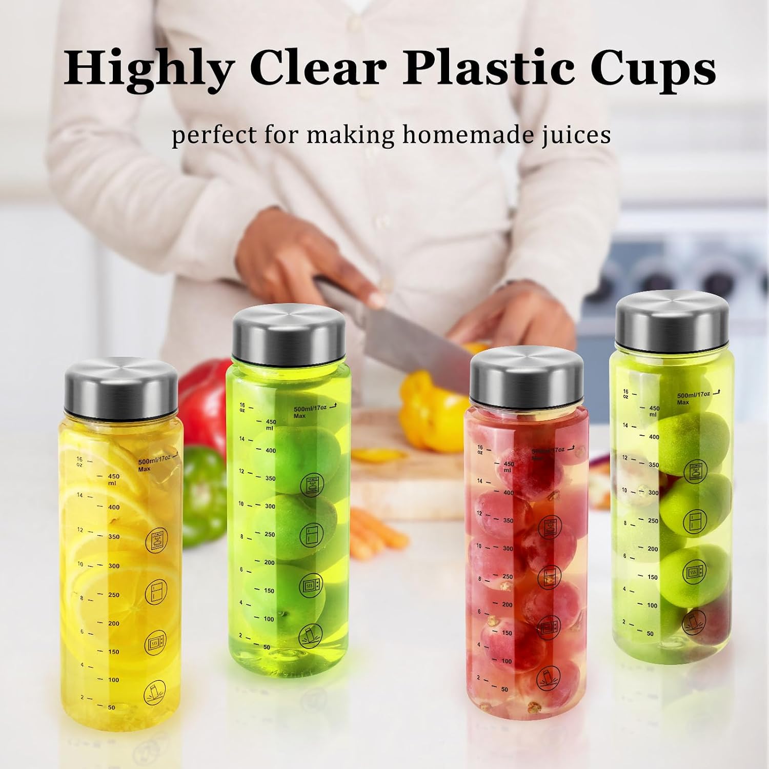 Detalle de BuildLife 500ml Tritan water bottle pack