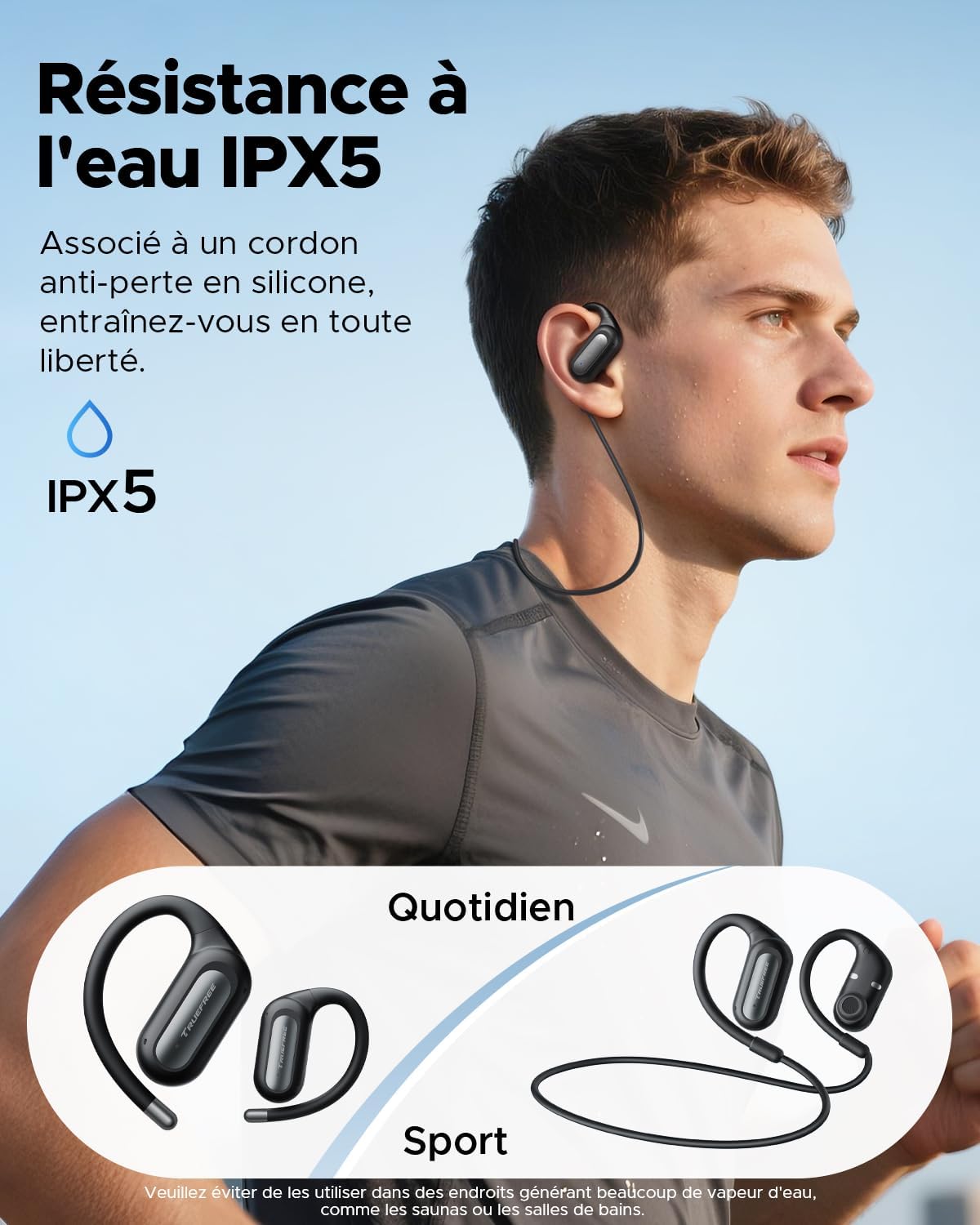 Thumbnail 5 de truefree EarFit DS1 Écouteurs Open‑Ear 40H
