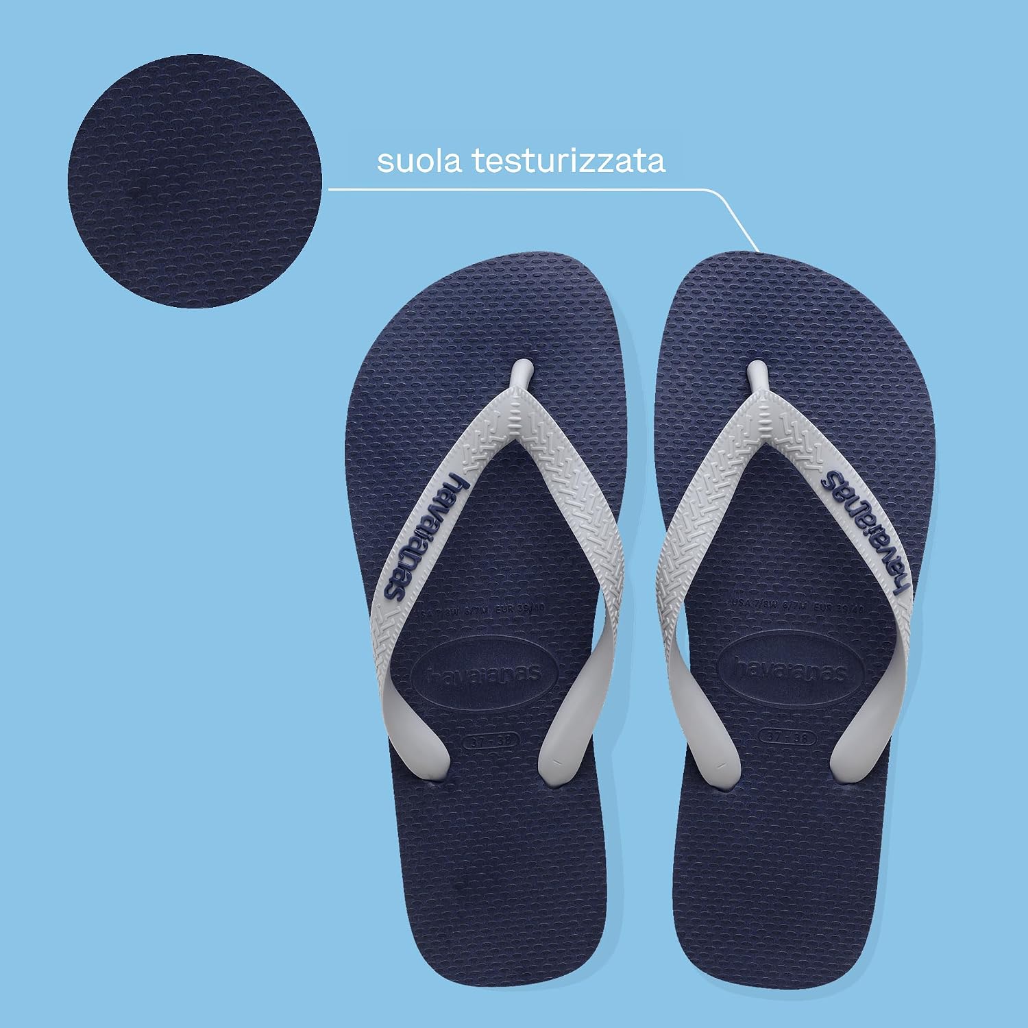 Thumbnail 2 de Havaianas Top Logo Pop Up: infradito comode unisex con logo in evidenza e suola antiscivolo