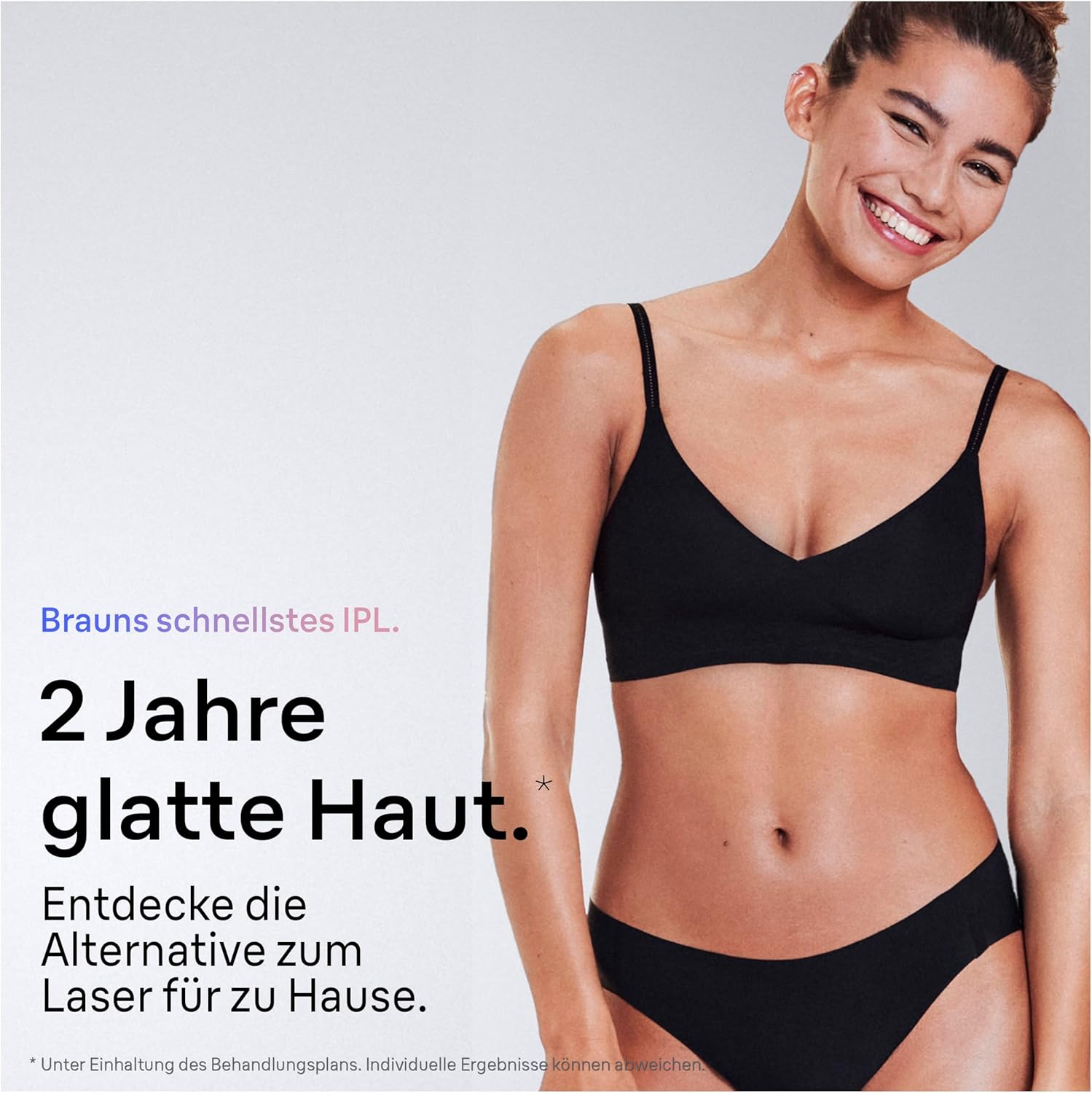Detalle de Braun Smart IPL 7 Skin i·expert PL7387 (weiß/roségold) – IPL-Gerät zur Haarentfernung mit App und Aufsätzen