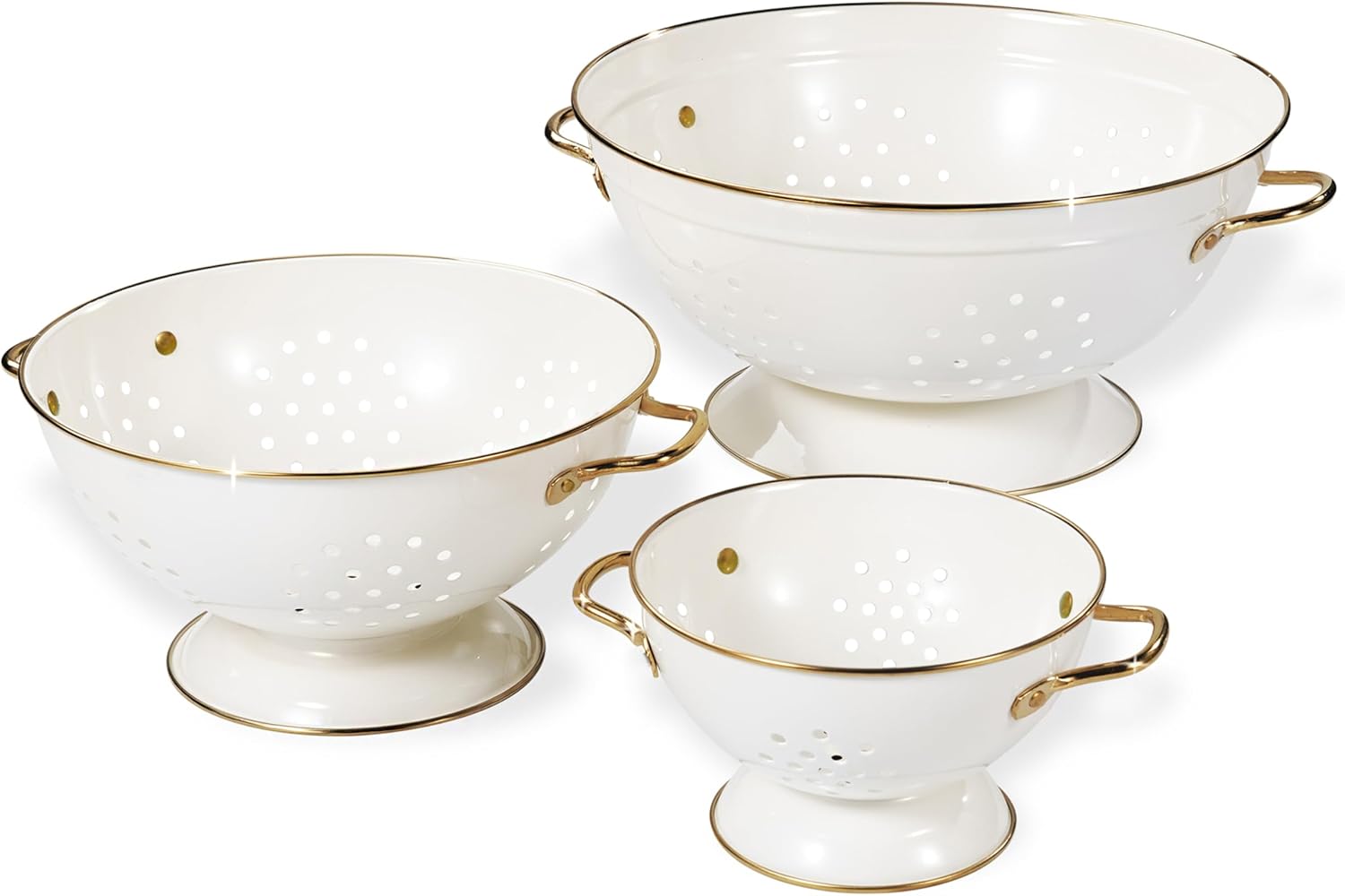 Metal Colander Set 3-piece 🍽