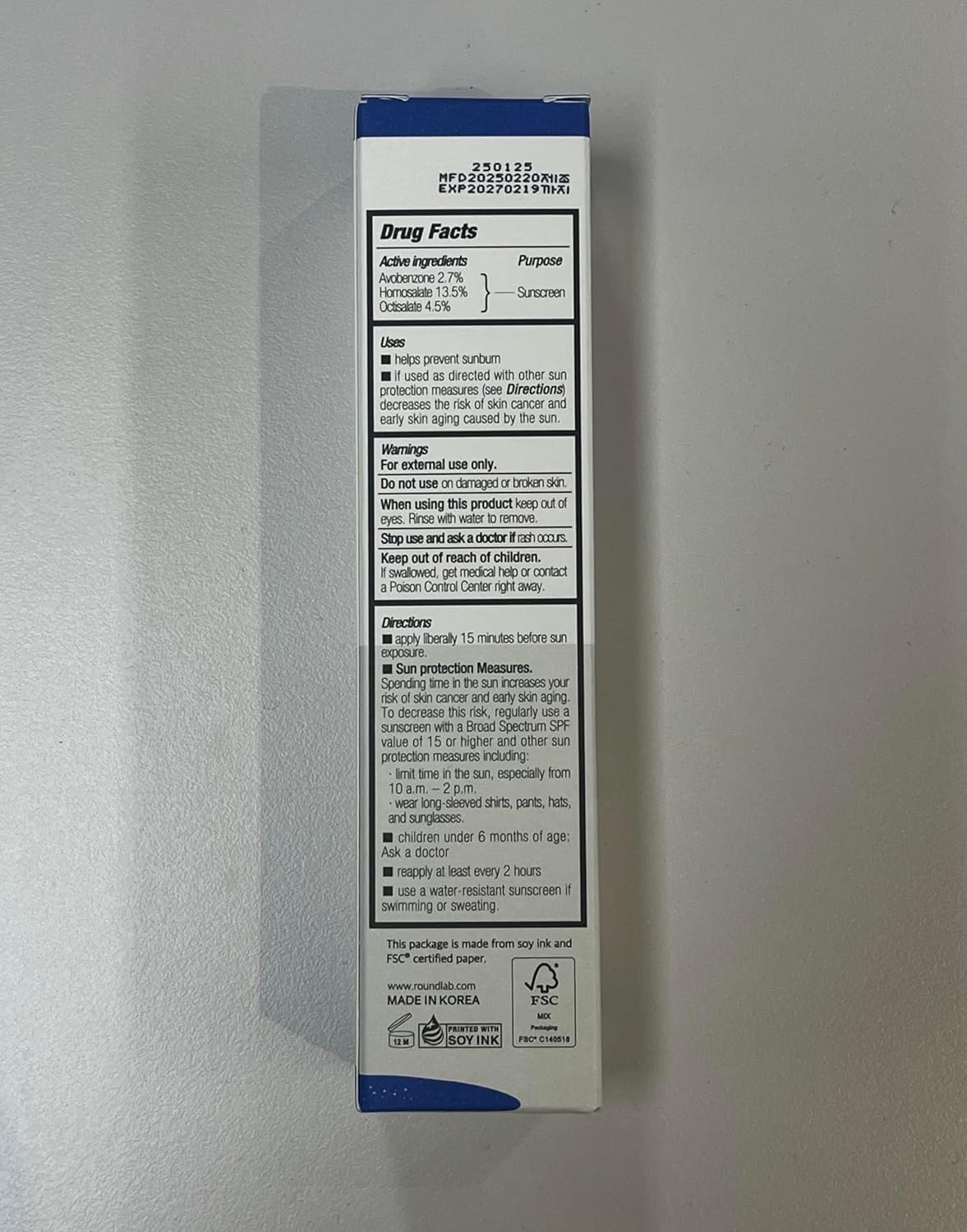 Thumbnail 2 de ROUND LAB Birch Juice Sunscreen SPF 45