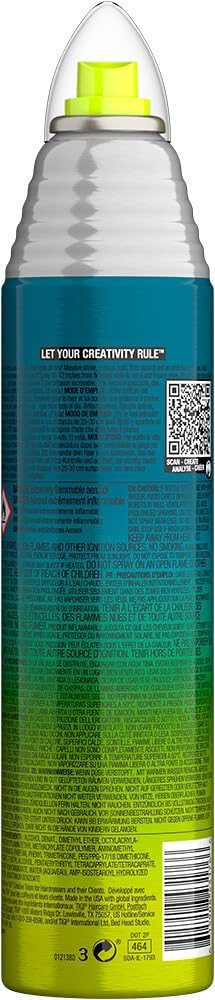 Detalle de Bed Head Masterpiece Laque Brillance À Fixation Forte, 340 ml – TIGI
