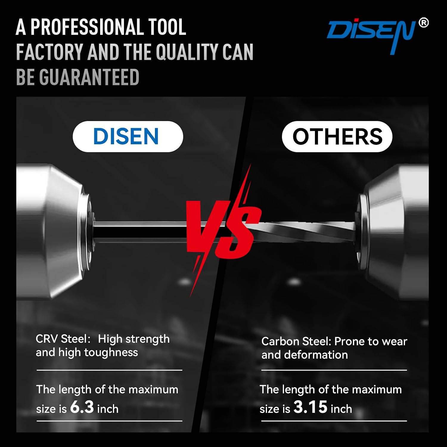 Detalle de DISEN Hex Key Set, 13-Piece