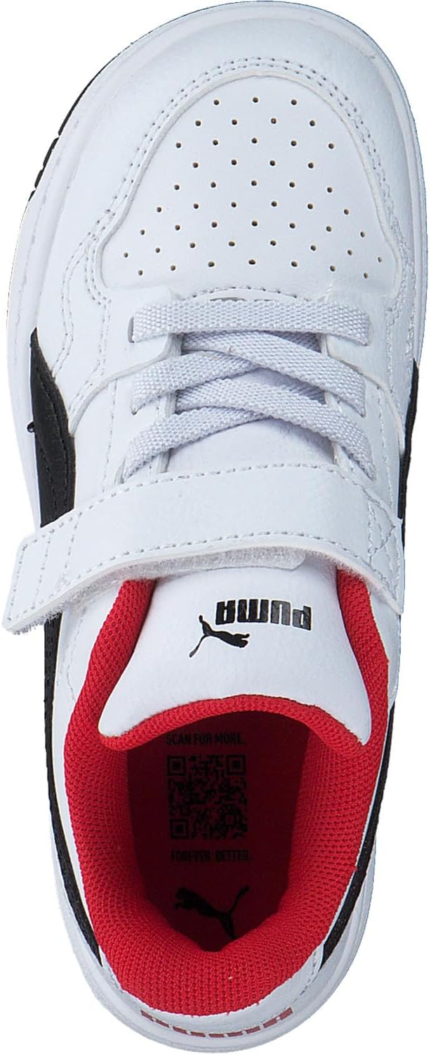 Detalle 2 de PUMA Unisex Baby REB-L AC+ INF Sneaker – White/Black, Größe 24 EU