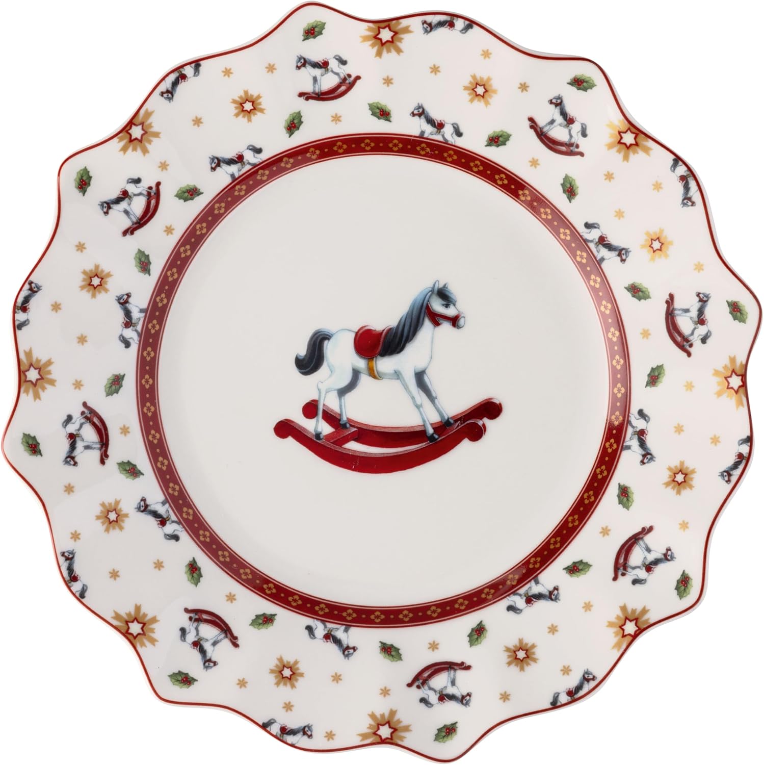 Detalle de Villeroy & Boch 14-8585-8815 Toy's Delight Anniversary Plate Set, 4-Piece Porcelain