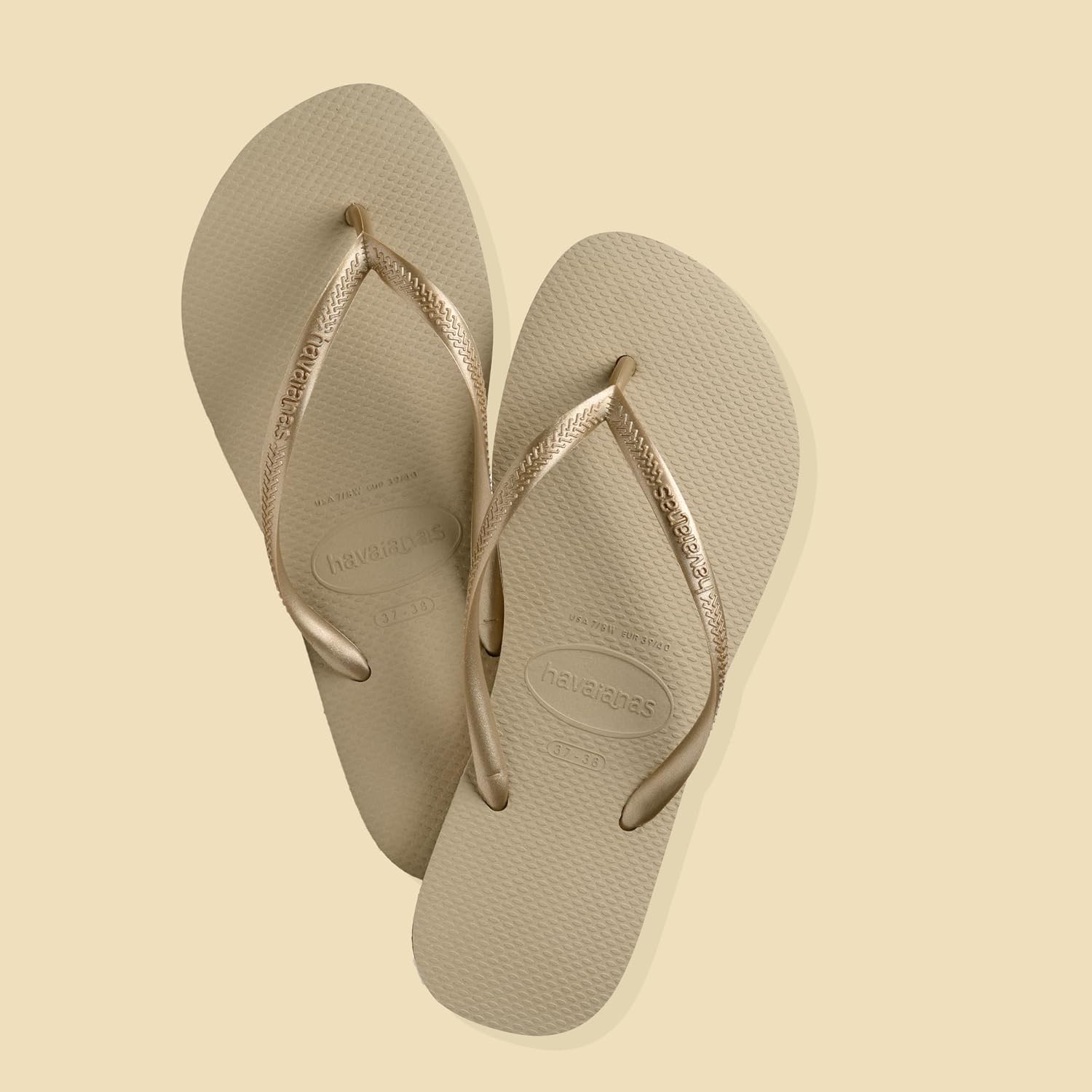 Thumbnail 1 de Havaianas Slim para mujer: chanclas elegantes con suela texturizada de goma