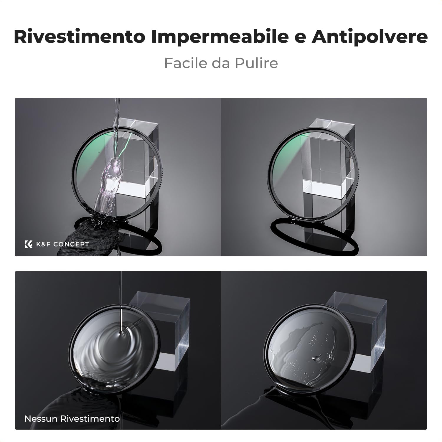 Thumbnail 4 de K&F CONCEPT Nano-D 43MM Filtro Polarizzatore CPL