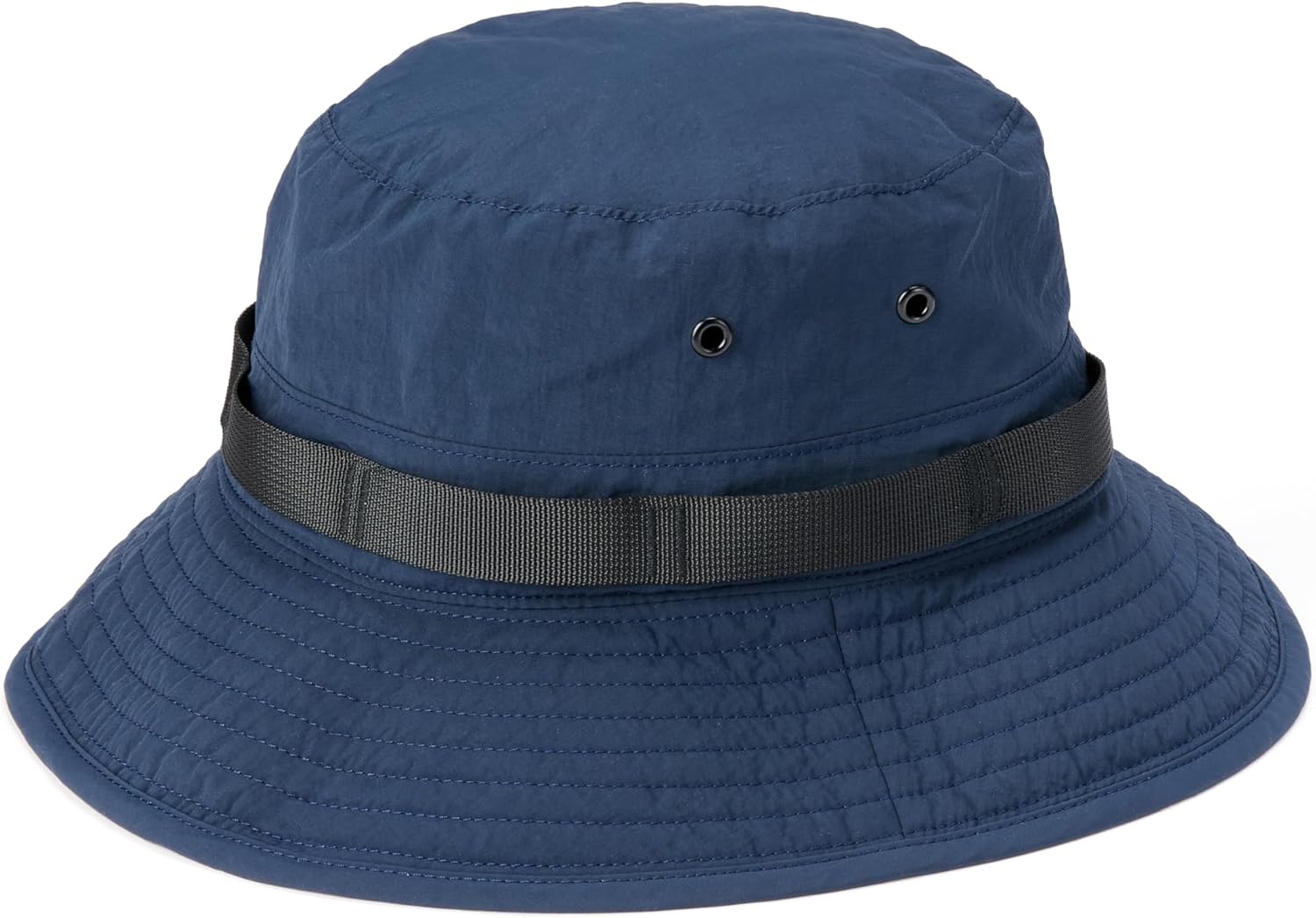 Detalle de Amazon Essentials Men's Washed Nylon Outdoor Wide Brim Sun Bucket Hat