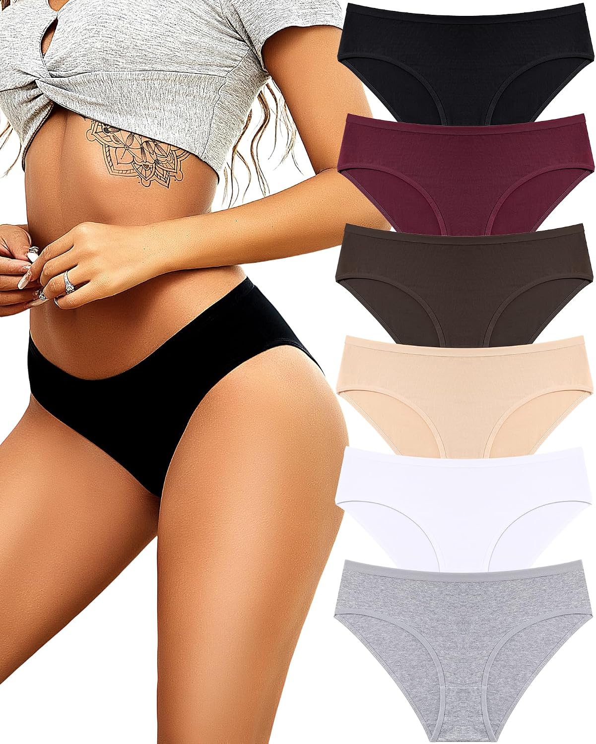 Detalle de ALL OF SHE Mutande Donna 6 pezzi