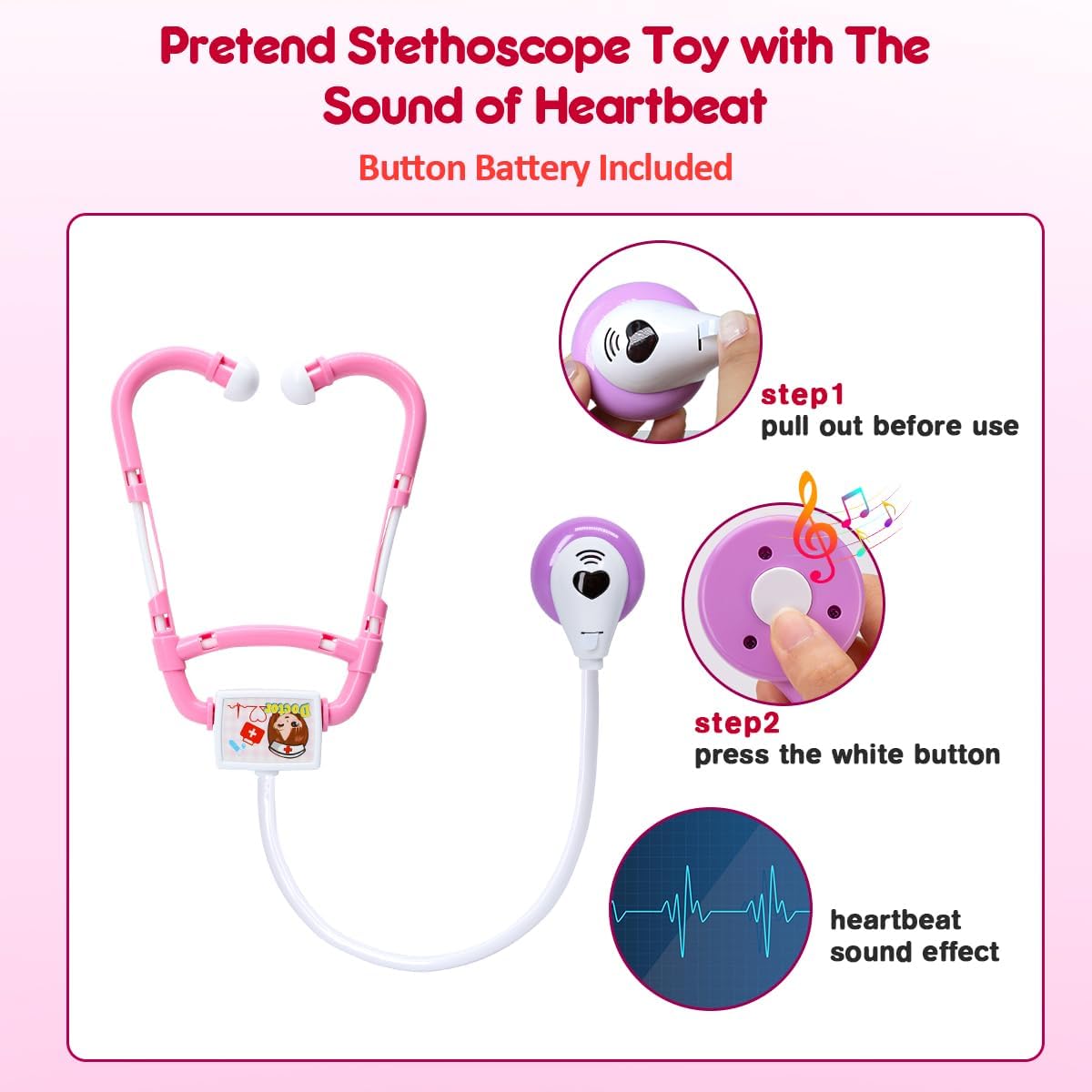 Detalle 1 de LOYO Kids Doctor Role Play Costume
