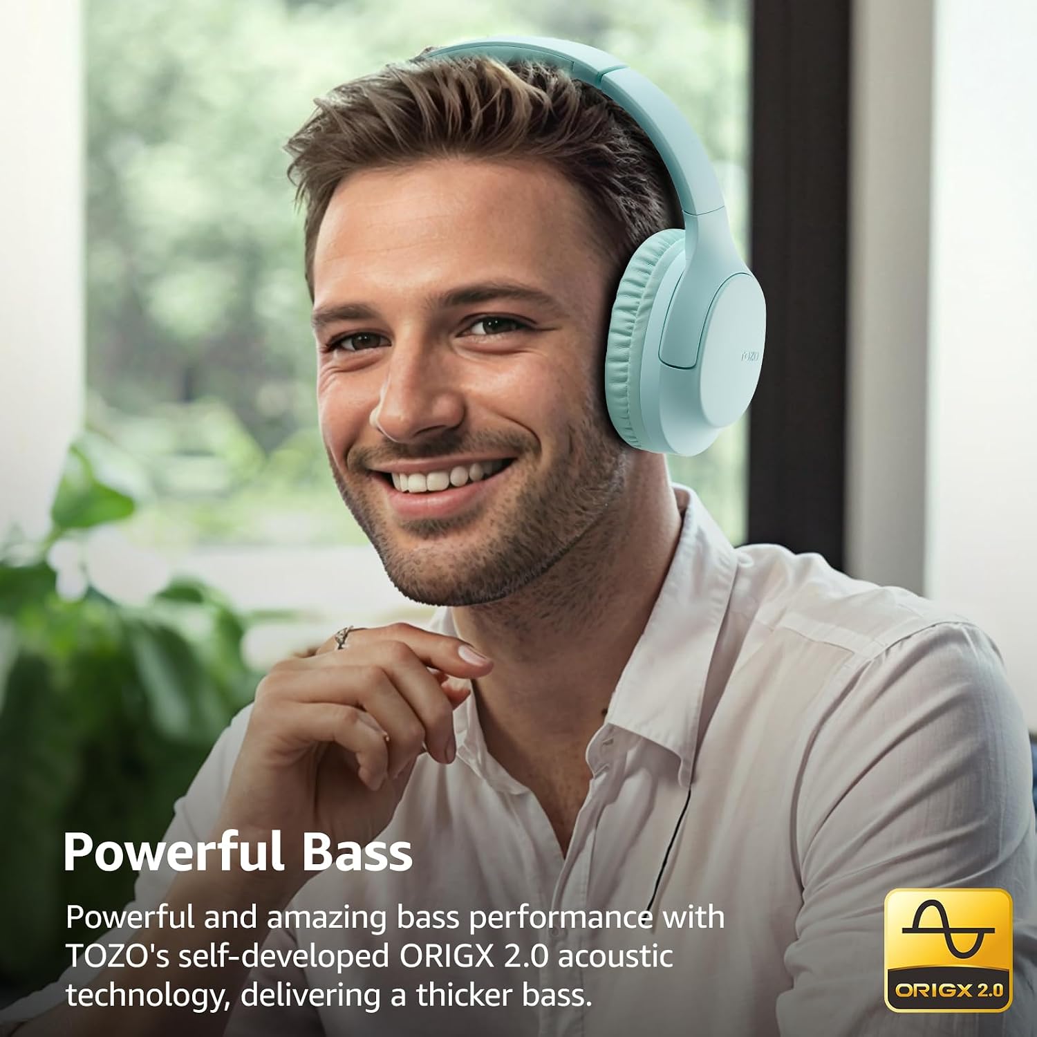 Thumbnail 1 de TOZO HA1 Over-Ear Wireless Headphones, Bluetooth 5.4, 70-Hour Battery
