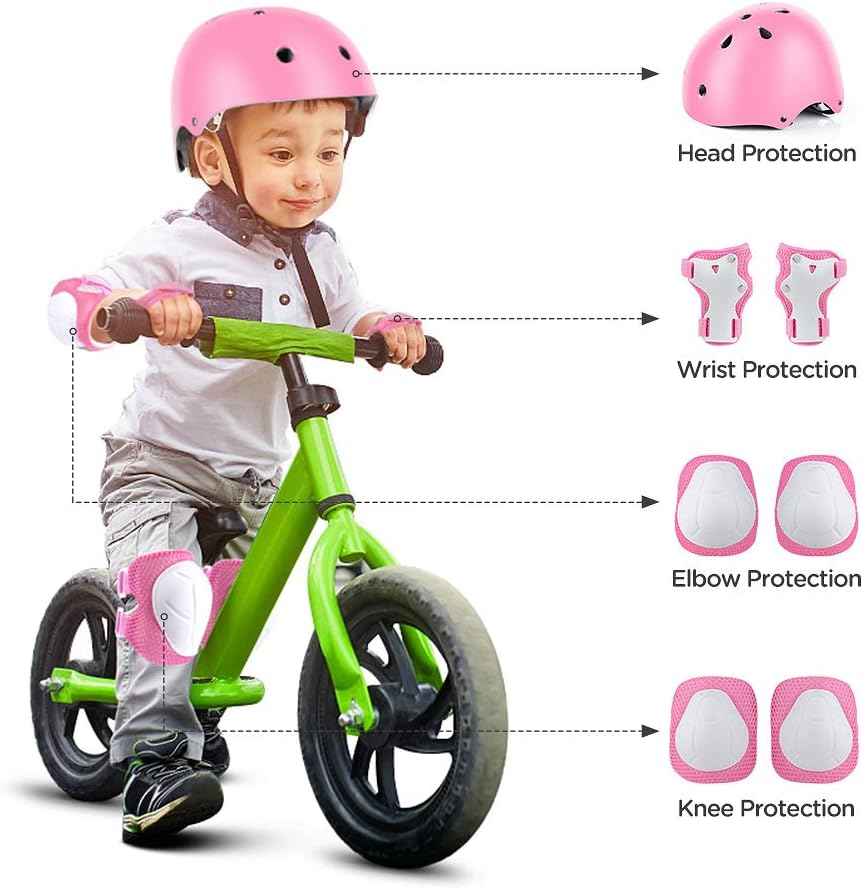 Thumbnail 5 de DaCool Kids Bike Helmet Set: Protective Gear for 3–10 Years (Helmet, Knee Pads, Elbow Pads, Wrist Guards)