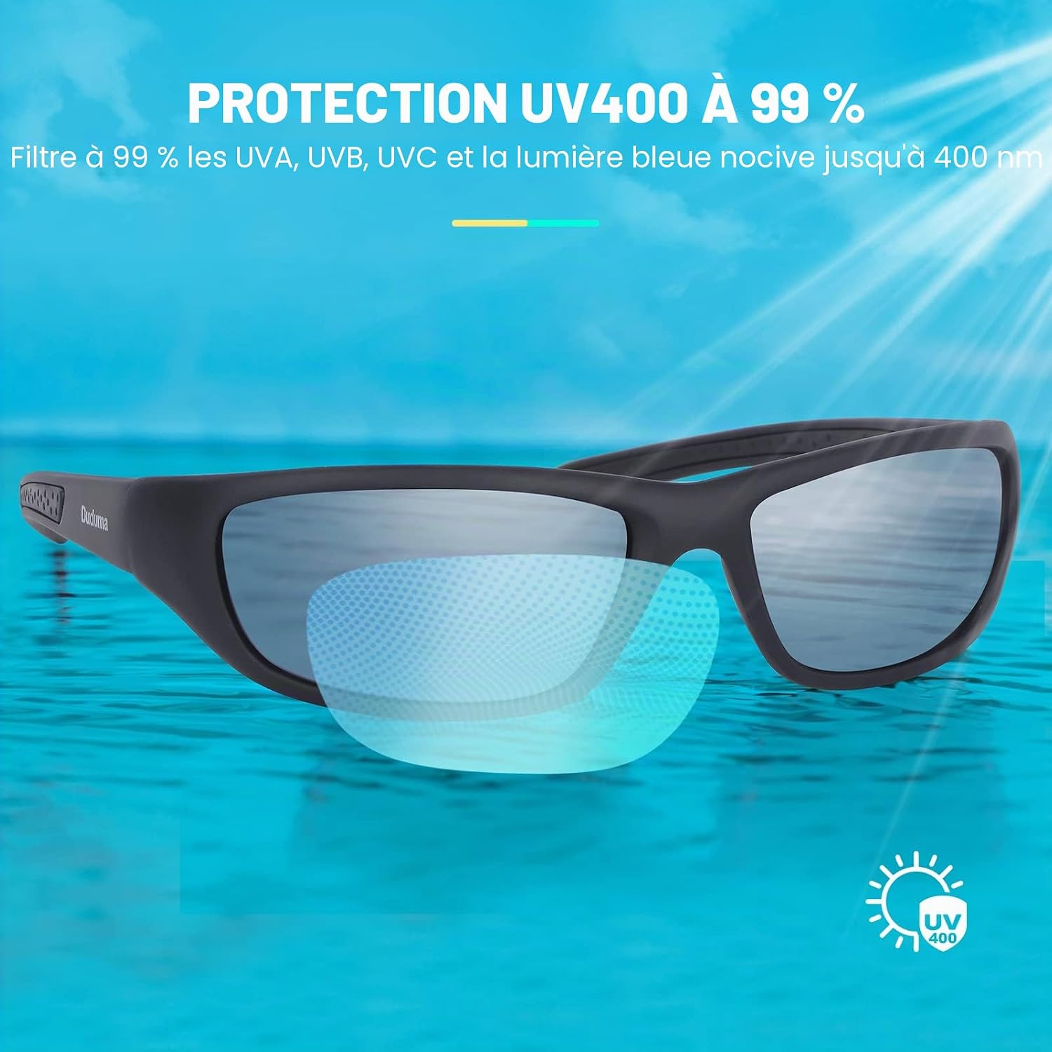 Thumbnail 1 de Duduma Lunettes de Soleil Polarisées Sports - Légères et polyvalentes (R8116) pour Homme et Femme